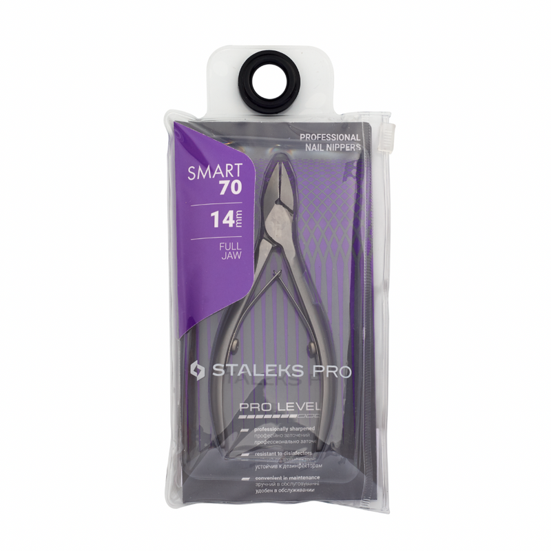 STALEKS PRO NS-70-14 nail nippers, crafted for accuracy.