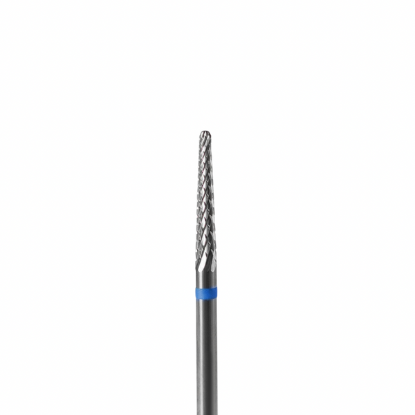 Staleks Carbide nail drill bit, "cone" blue, head diameter 2.3mm / working part 14mm FT71B023/14.