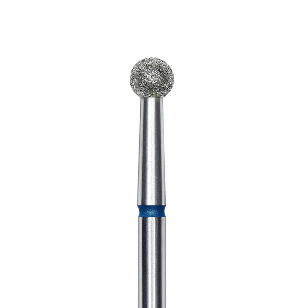 Staleks Diamond nail drill bit, "ball", blue, head diameter 3.5mm FA01B035.