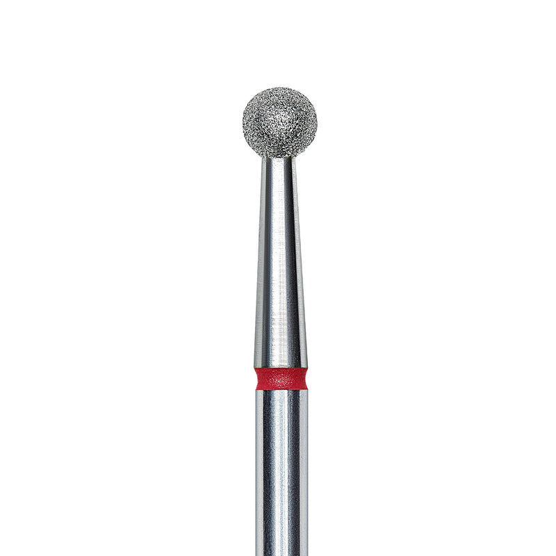 Staleks Diamond nail drill bit, "ball", red, head diameter 3.5mm FA01R035.