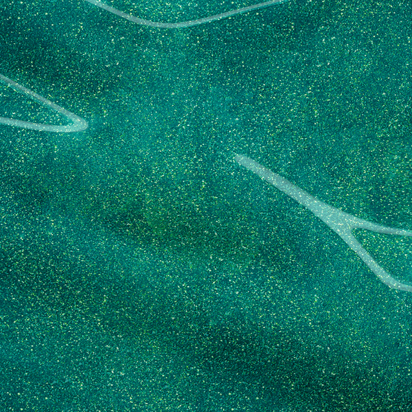 Aqua green shimmer gel polish