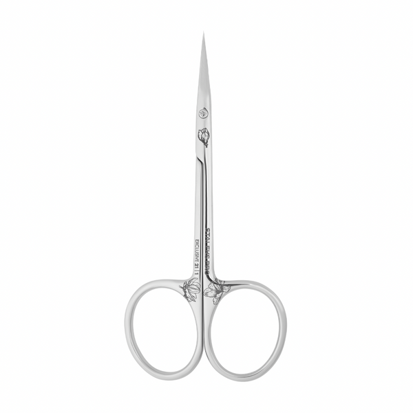 Staleks cuticle scissors with hook EXCLUSIVE 21 magnolia Type 1 SX-21/1M