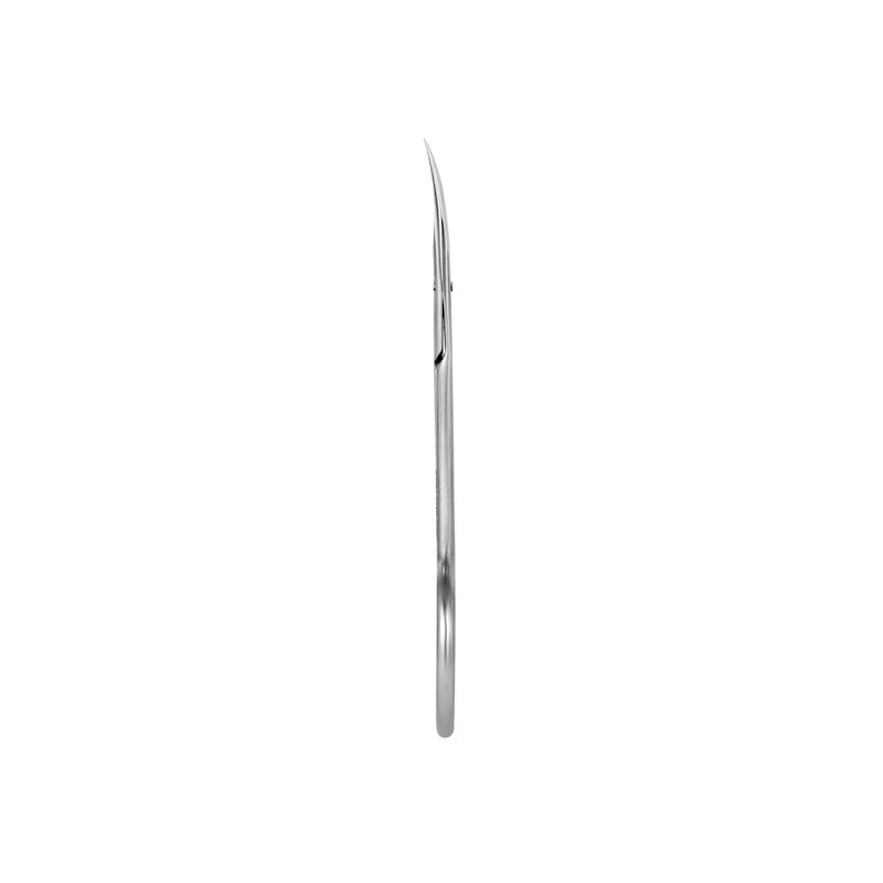 Professional-grade Staleks scissors for precise left-handed cuticle cutting.