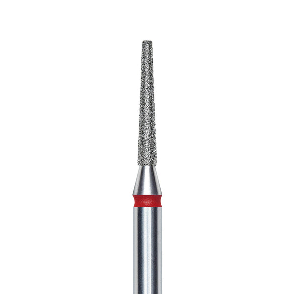 Staleks Diamond nail drill bit, "frustum", red, head diameter 1.6mm/ working part 10mm FA70R016/10.