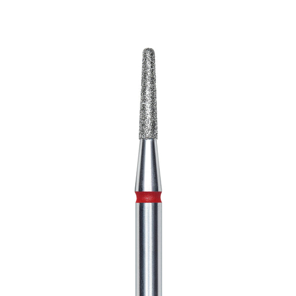 Staleks Diamond nail drill bit, "frustum", red, head diameter 1.8mm/ working part 8mm FA70R018/8