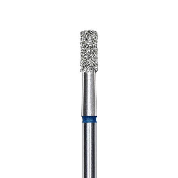 Staleks Diamond nail drill bit, "cylinder", blue, head diameter 2.5mm/ working part 6mm FA20B025/6.
