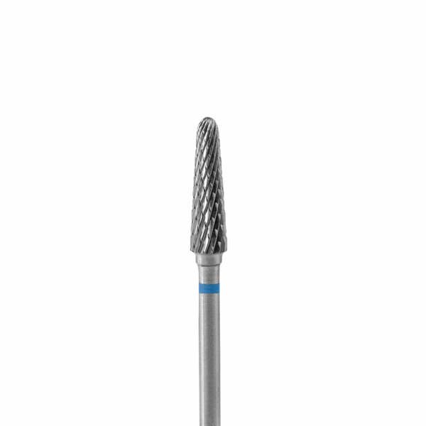 Staleks Carbide nail drill bit, "frustum" blue, head diameter 4mm / working part 13mm FT70B040/13