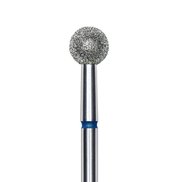 Staleks Diamond nail drill bit, "ball", blue, head diameter 5mm FA01B050