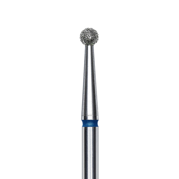 Staleks Diamond nail drill bit, "ball", blue, head diameter 2.5mm FA01B025.