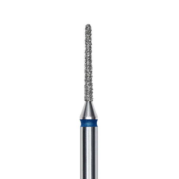 Staleks Diamond nail drill bit, "needle", blue, head diameter 1mm/ working part 10mm FA80B010/10.