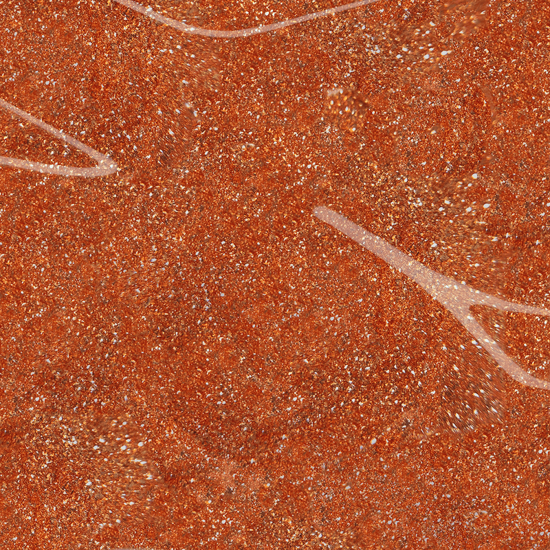 Shimmery copper gel polish