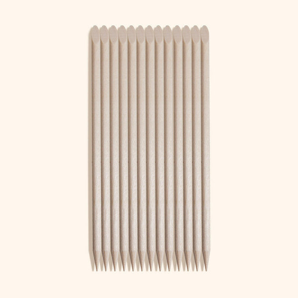 Large wooden cuticle sticks / pushers remove dead skin and use for nail design, manicures and pedicures