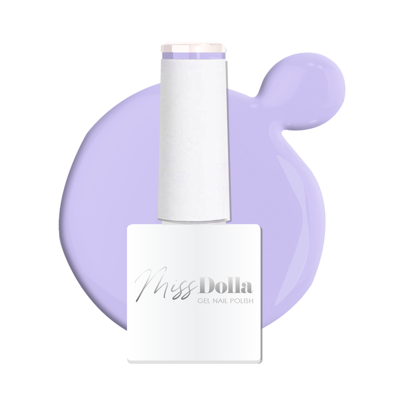 durable and flexible trendy and stylish Chic pastel lilac gel nail polish